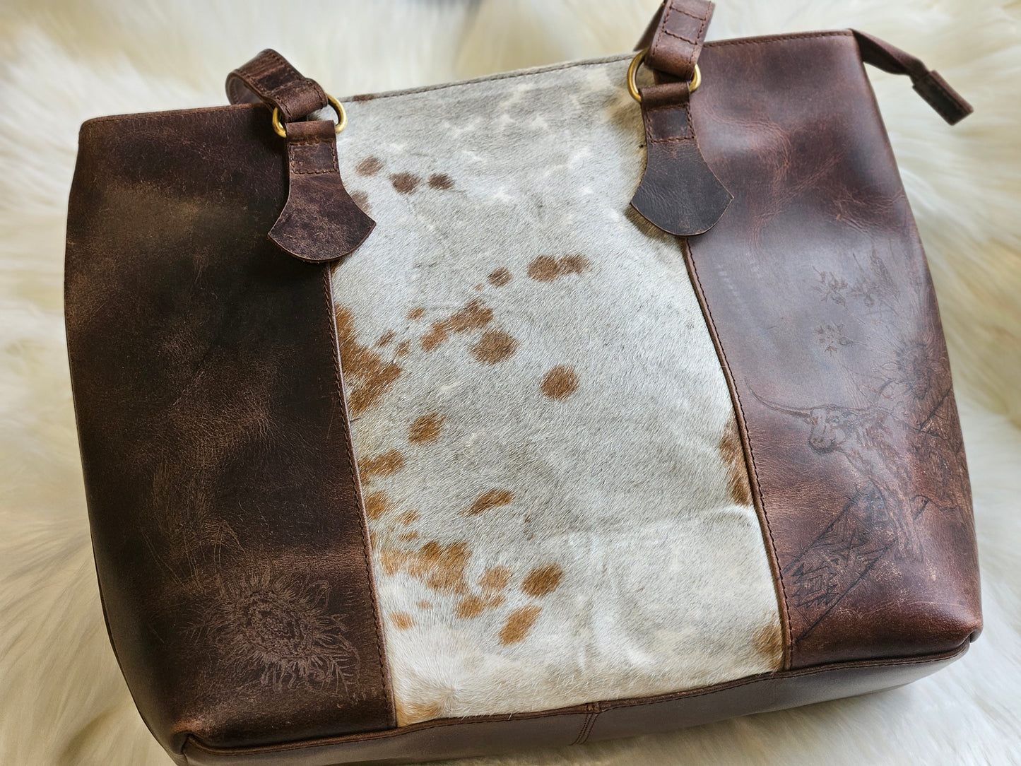 Western Longhorn Tote-SOLD!