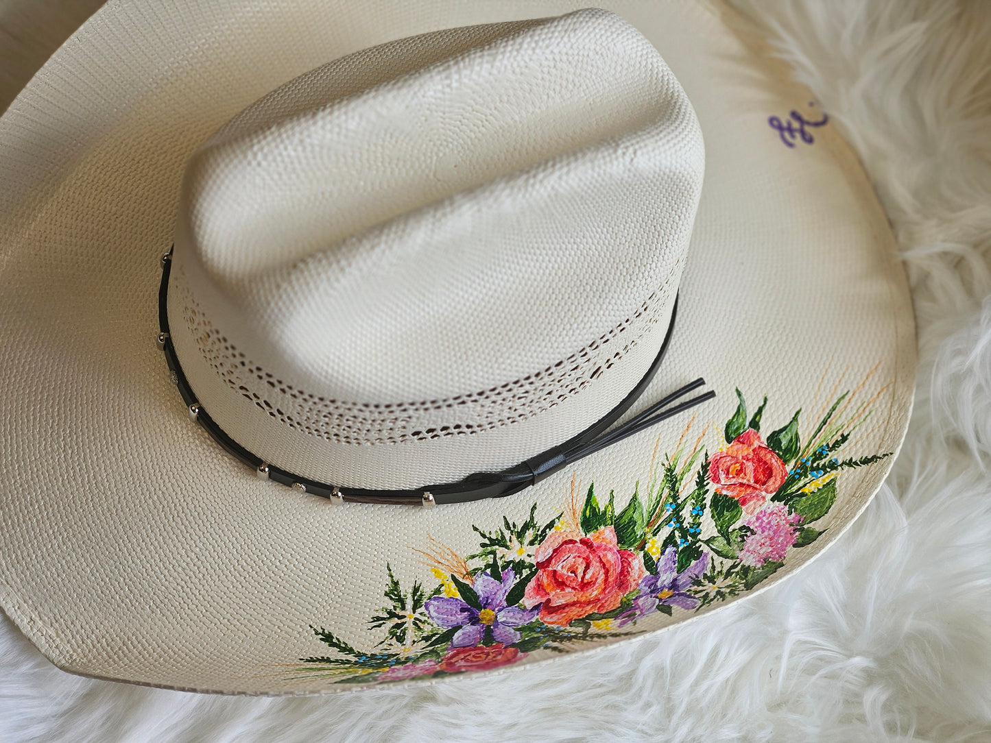 Floral Straw Hat