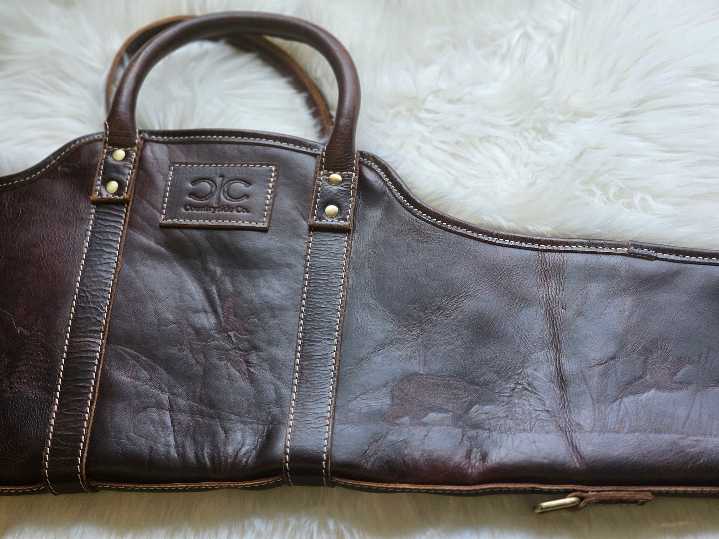 Leather Long Carry Case Wildlife