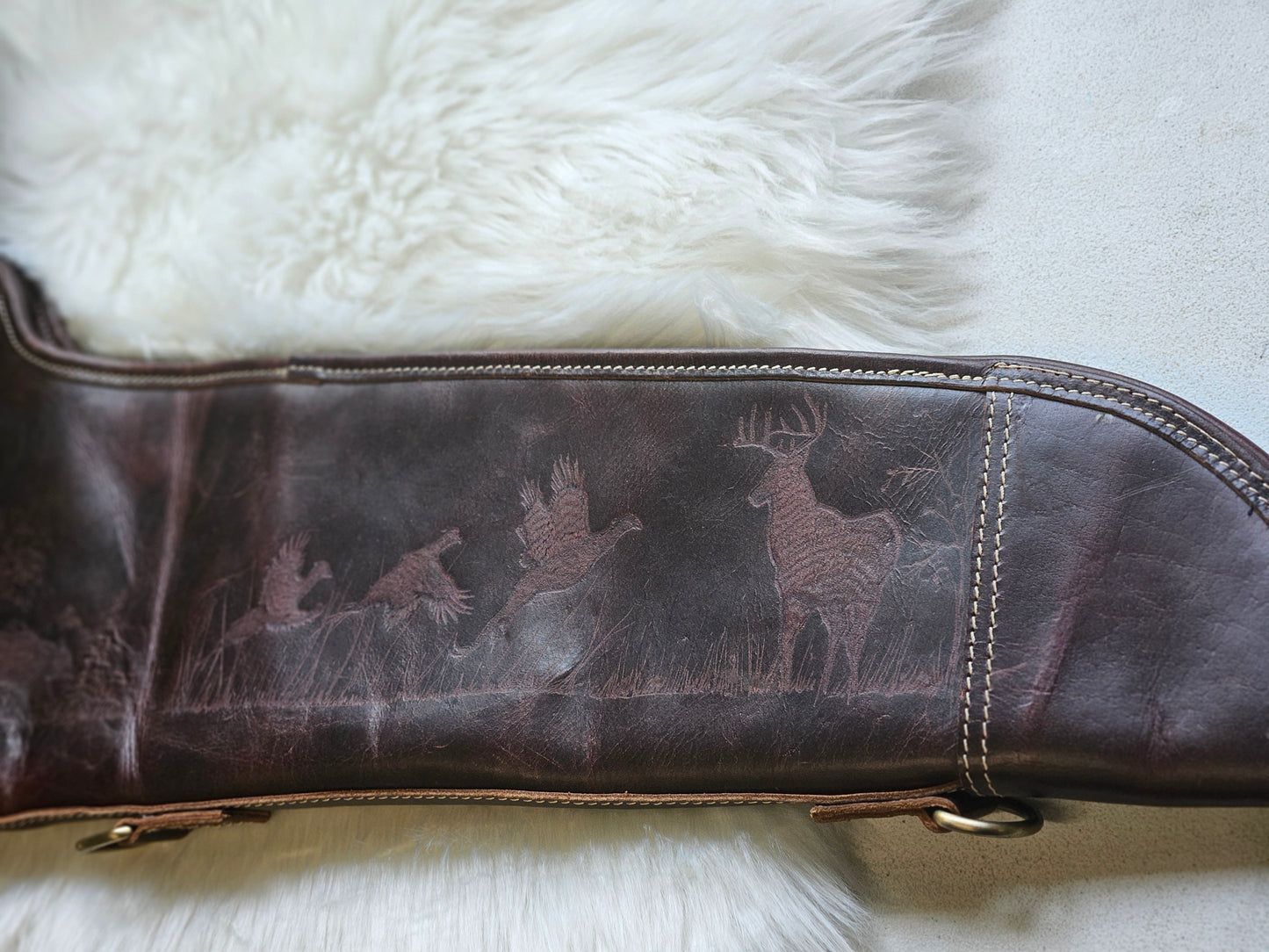 Leather Long Carry Case Wildlife