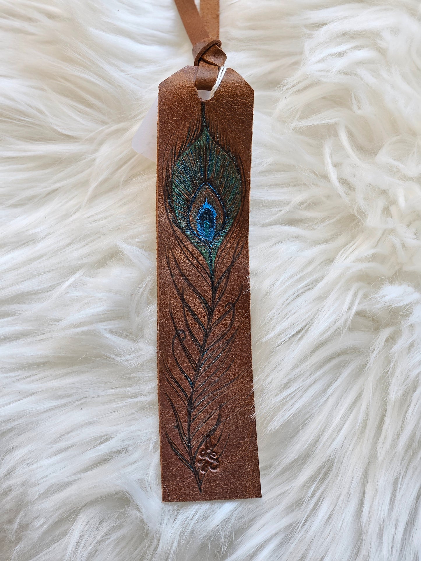 Peacock Feather Bookmark