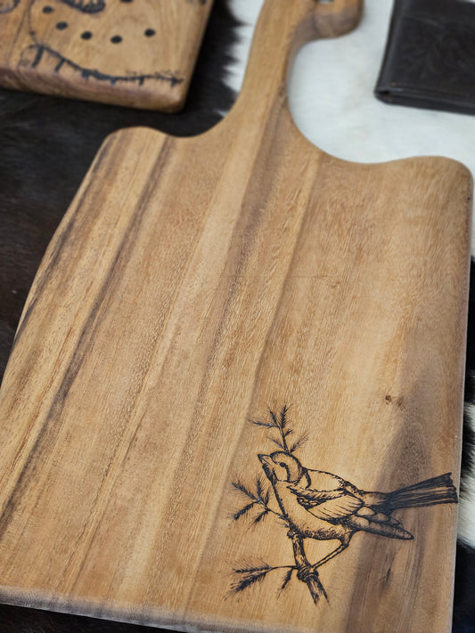 Birdy on a Branch Cutting Board