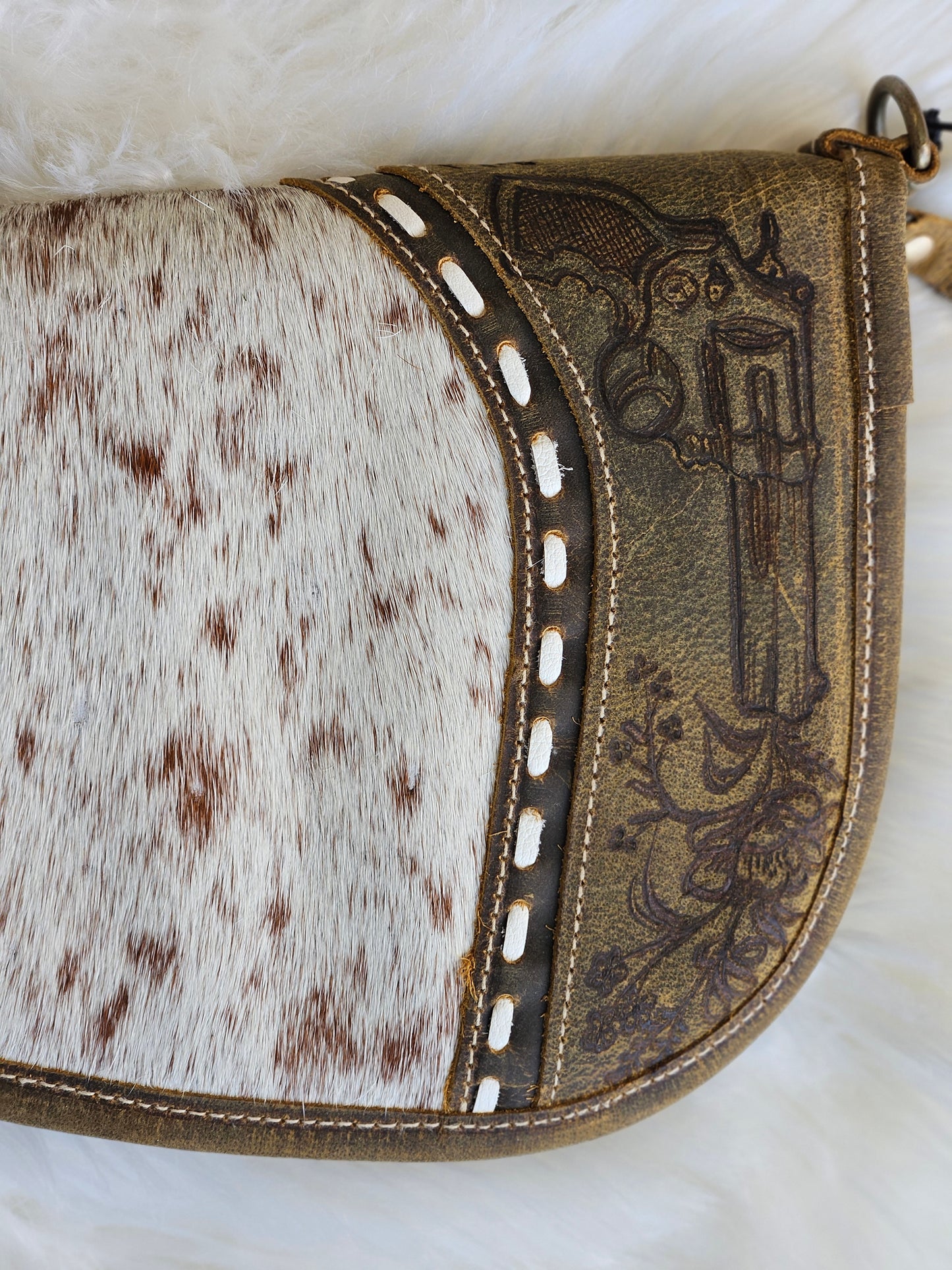 Large Cowhide Case